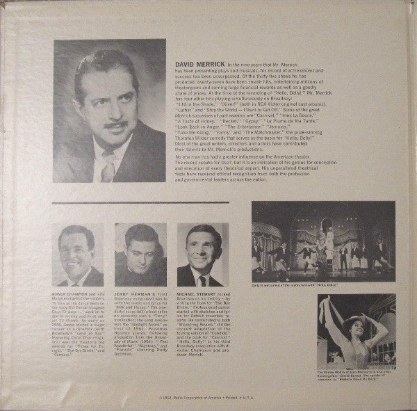 David Merrick (2) Presents Carol Channing : Hello, Dolly! (The Original Broadway Cast Recording) (LP, Album, Mono, RE, Roc)