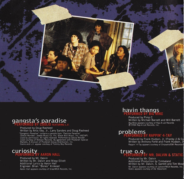 Various : Dangerous Minds (Music From The Motion Picture) (CD, Comp)