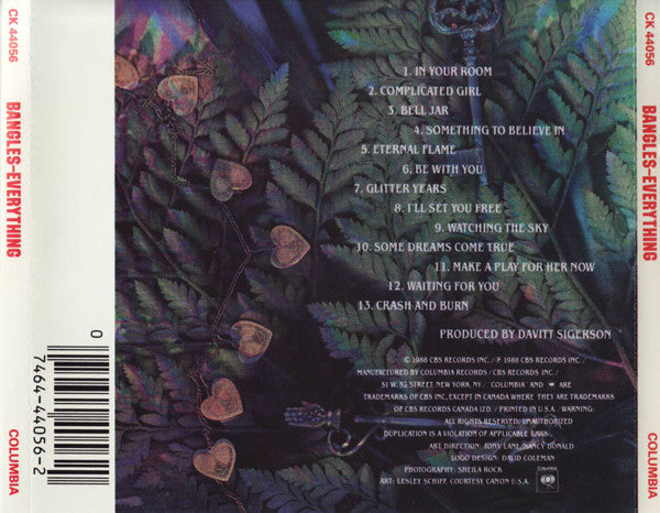 Bangles : Everything (CD, Album, RE)