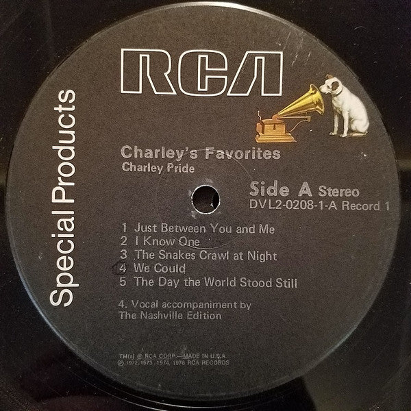 Charley Pride : Favorites (2xLP, Comp)