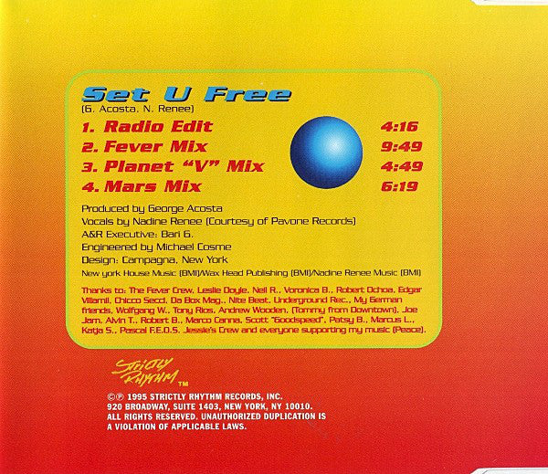 Planet Soul : Set U Free (CD, Maxi)