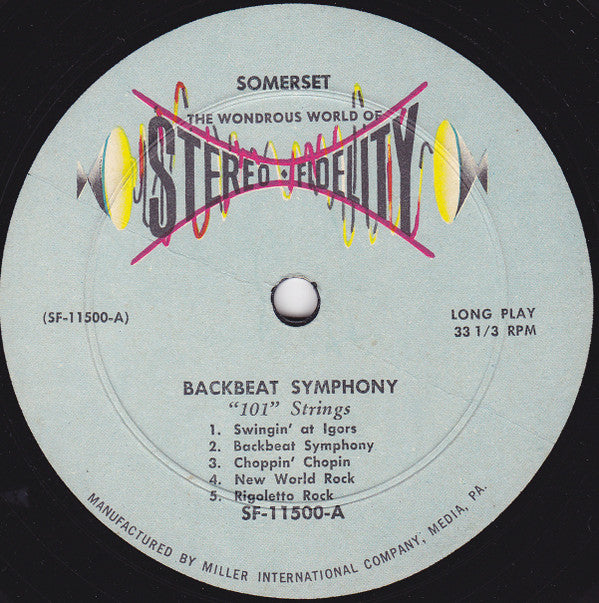101 Strings : Back Beat Symphony (LP)
