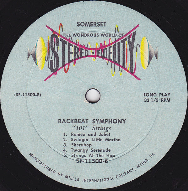 101 Strings : Back Beat Symphony (LP)