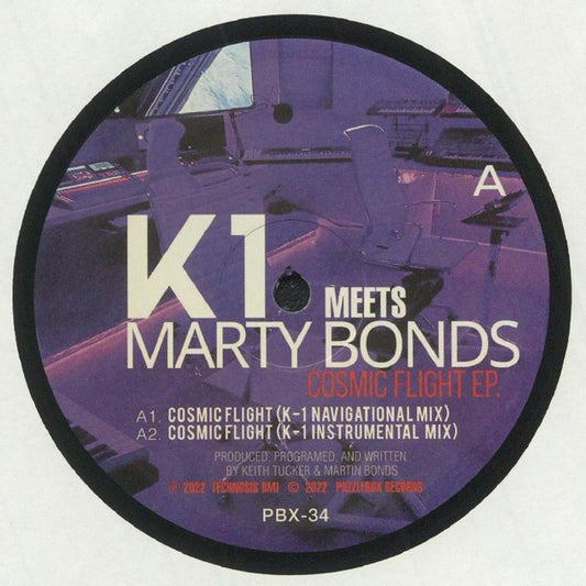 DJ K-1 Meets Marty Bonds : Cosmic Flight EP (12", EP)