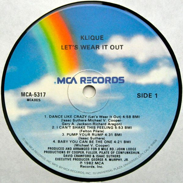 Klique : Let's Wear It Out! (LP, Album)