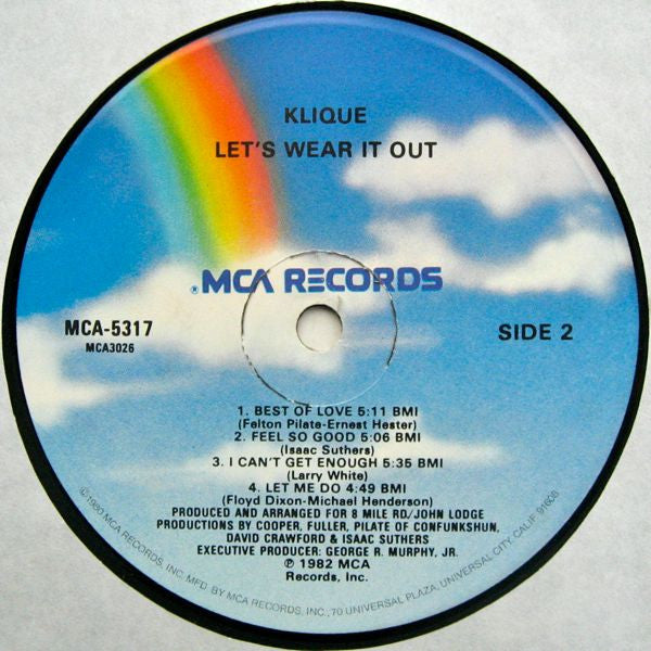 Klique : Let's Wear It Out! (LP, Album)