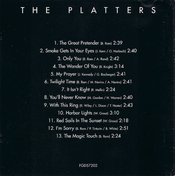 The Platters : Forever Gold - The Platters (CD, Comp)