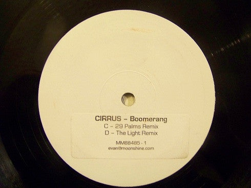 Cirrus : Boomerang (12", W/Lbl)