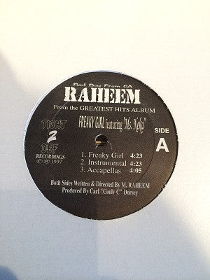 Raheem The Dream : Freaky Girl / Cut'Em Up (12")