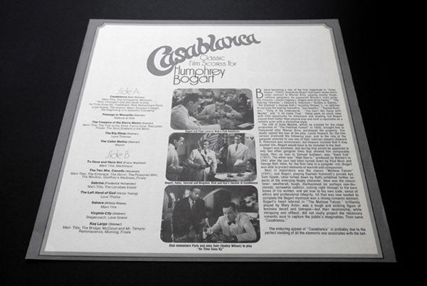 Charles Gerhardt / National Philharmonic Orchestra : Casablanca - Classic Film Scores For Humphrey Bogart (LP, Album)