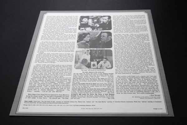 Charles Gerhardt / National Philharmonic Orchestra : Casablanca - Classic Film Scores For Humphrey Bogart (LP, Album)