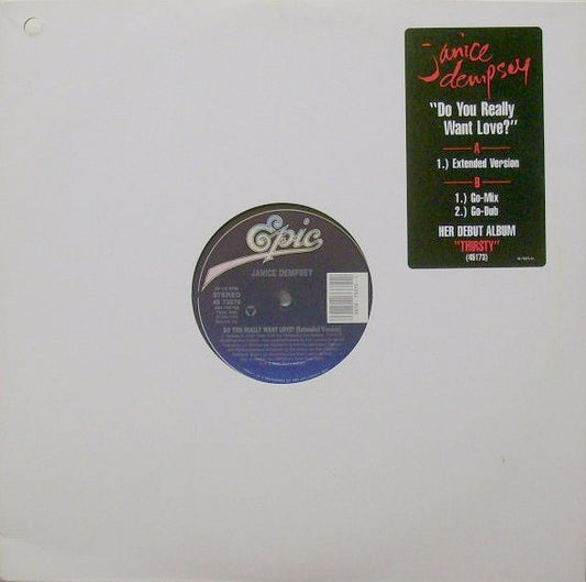 Janice Dempsey : Do You Really Want Love? (12", Maxi)