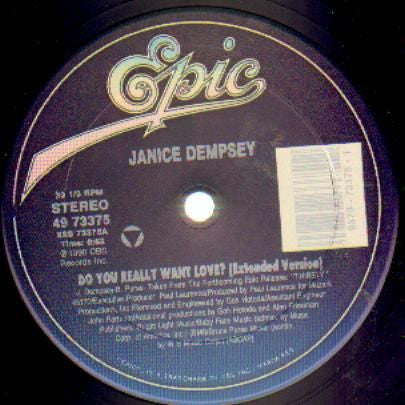 Janice Dempsey : Do You Really Want Love? (12", Maxi)