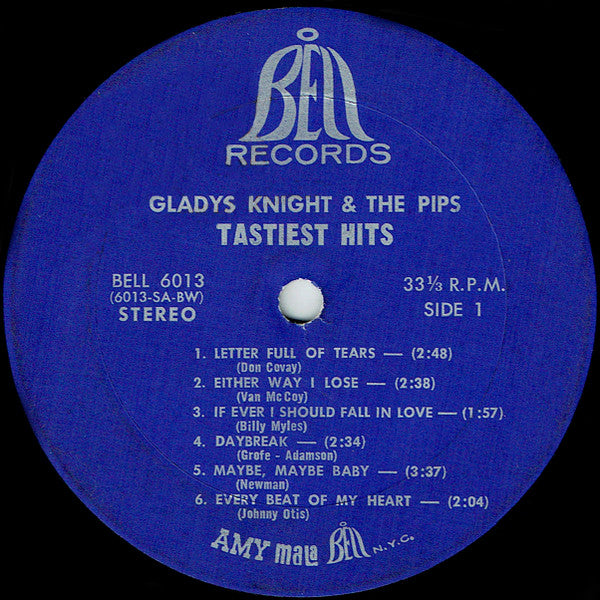 Gladys Knight And The Pips : Tastiest Hits (LP, Comp)