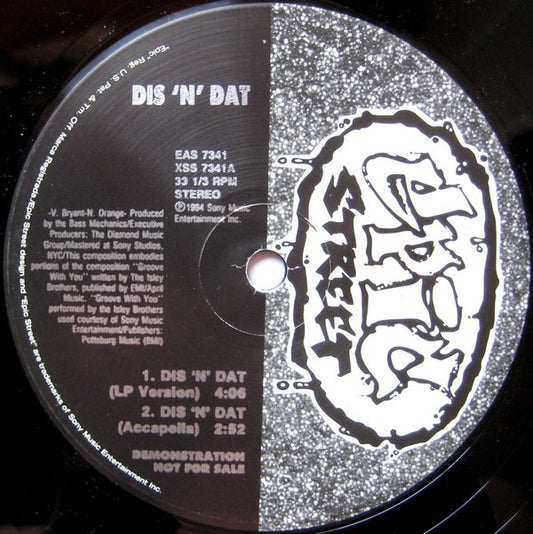 Dis 'N' Dat : Dis 'N' Dat / Hotel Motel (12", Promo)