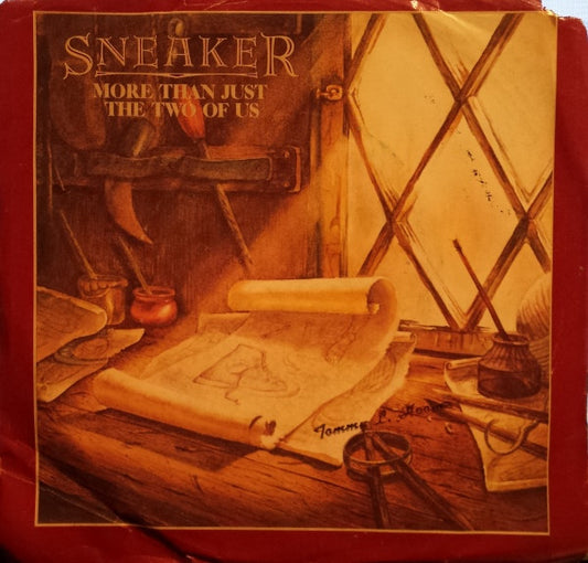 Sneaker : More Than Just The Two Of Us (7", Single, Styrene, Pit)