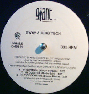Sway & King Tech : In Control (12", Maxi)