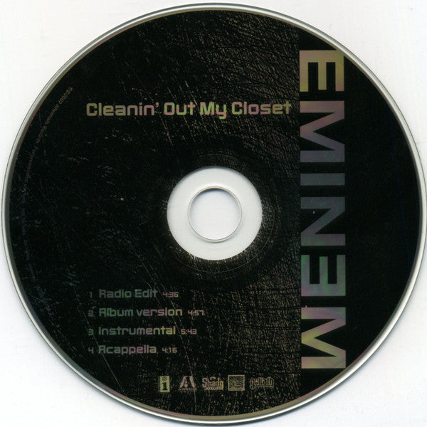 Eminem : Cleanin' Out My Closet (CD, Maxi, Promo)