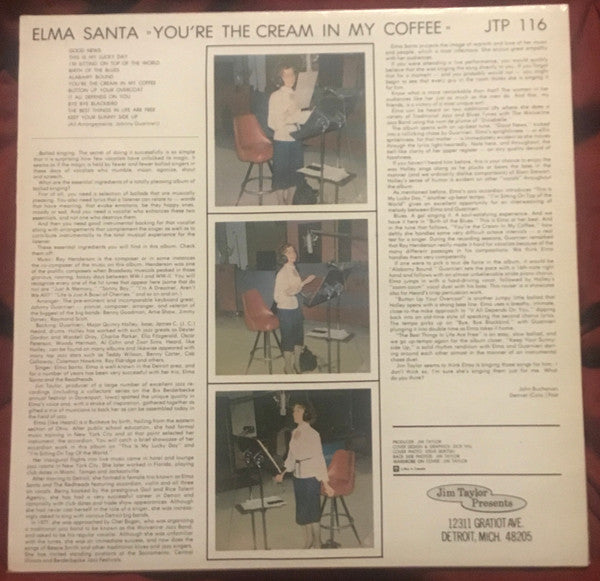 Elma Santa : You're The Cream In My Coffee (LP)