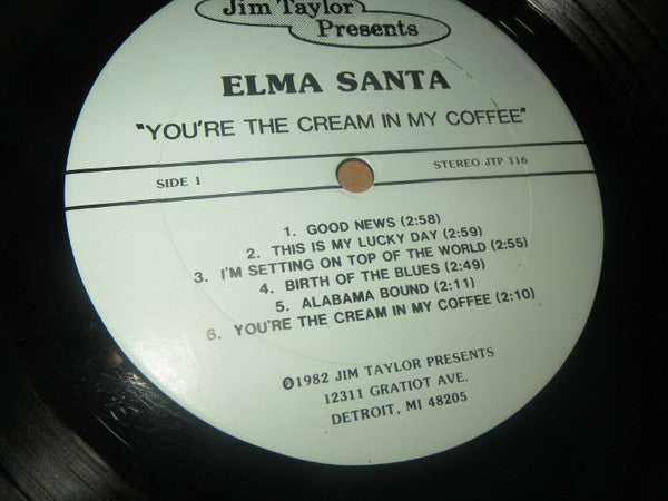 Elma Santa : You're The Cream In My Coffee (LP)