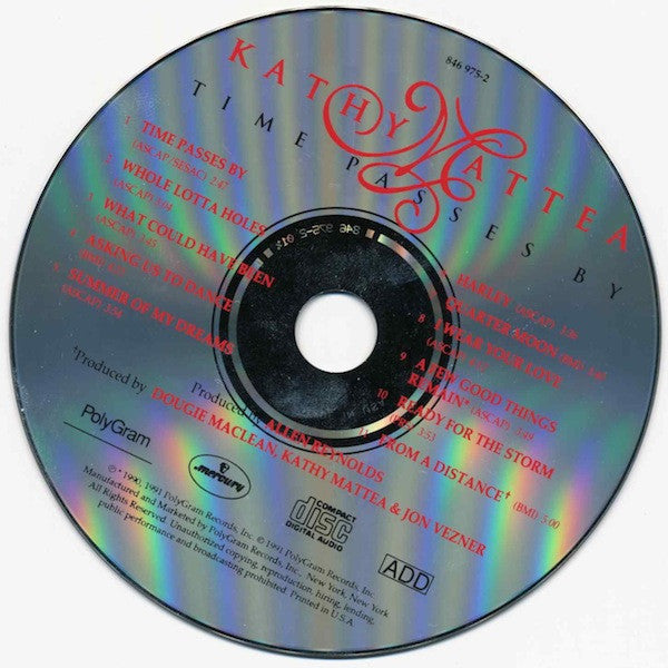 Kathy Mattea : Time Passes By (CD, Album)