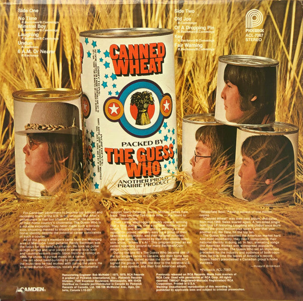 The Guess Who : Canned Wheat (LP, Album, RE)