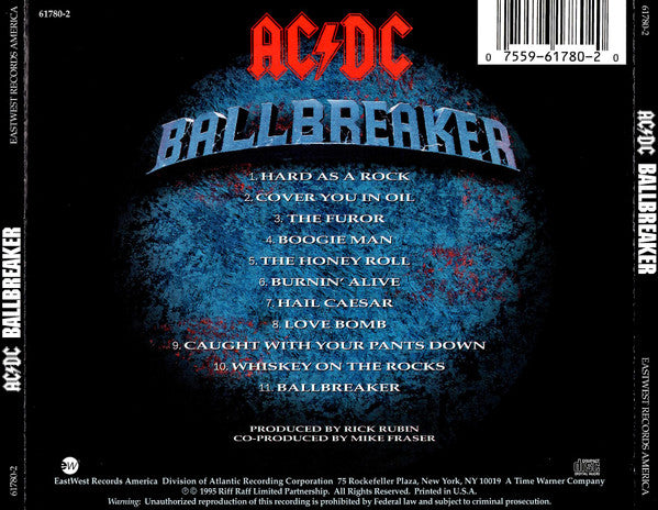 AC/DC : Ballbreaker (CD, Album, DDI)