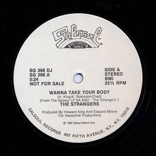 The Strangers : Wanna Take Your Body (12", Single, Promo)