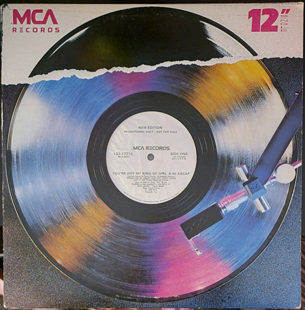 New Edition : You're Not My Kind Of Girl (12", Single, Promo)