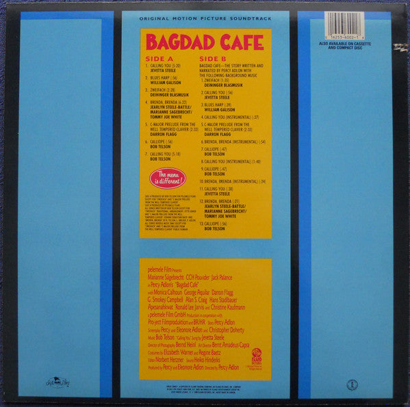 Various : Bagdad Cafe (Original Motion Picture Soundtrack) (LP, Album)