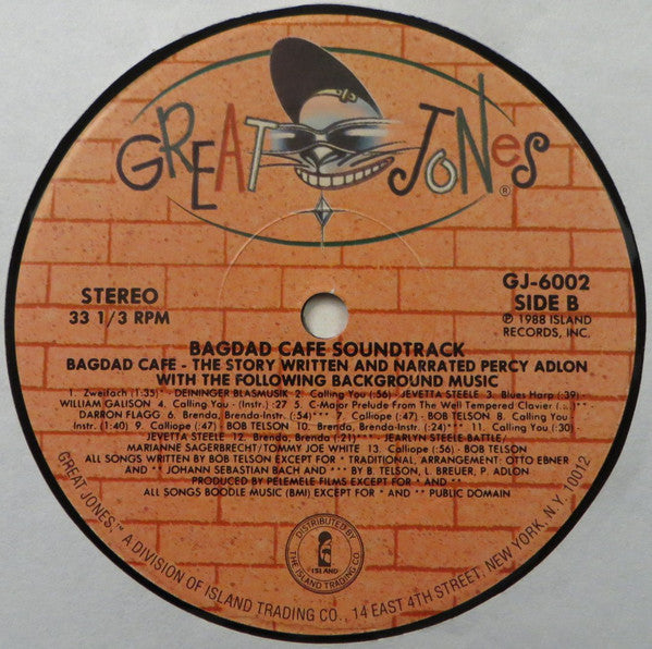 Various : Bagdad Cafe (Original Motion Picture Soundtrack) (LP, Album)