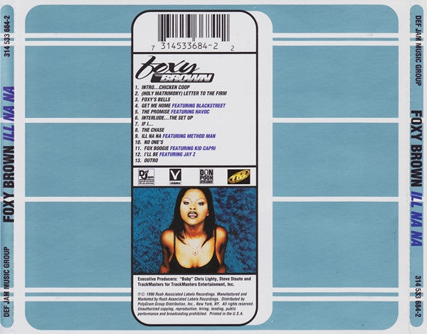 Foxy Brown : Ill Na Na (CD, Album)