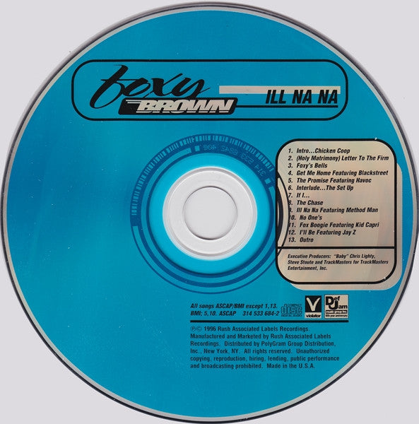 Foxy Brown : Ill Na Na (CD, Album)