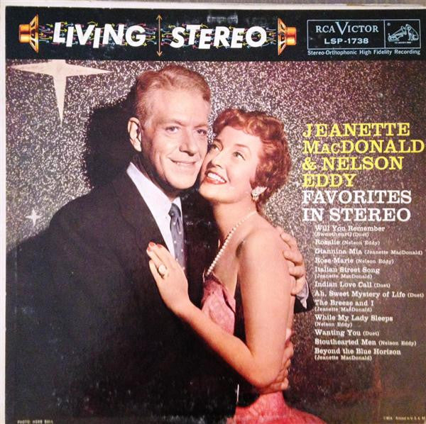 Jeanette MacDonald & Nelson Eddy : Favorites In Stereo (LP, Album)