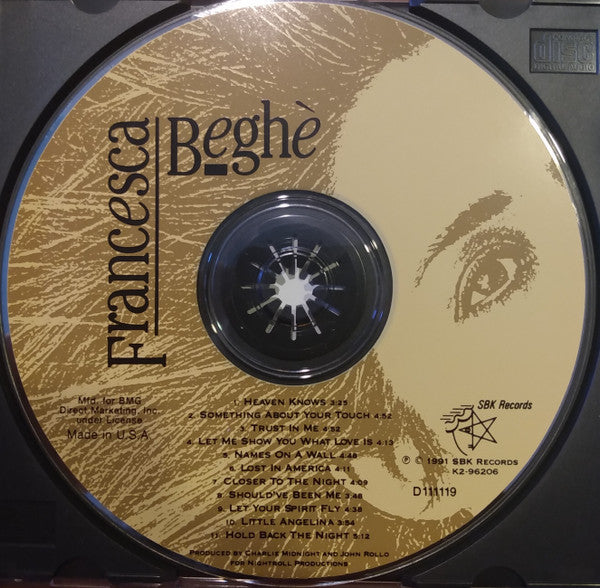 Francesca Beghe : Francesca Beghè (CD, Album, Club, BMG)