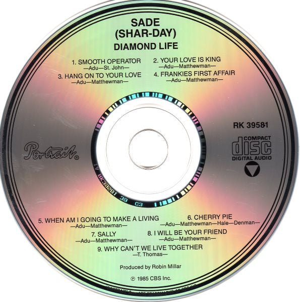 Sade : Diamond Life (CD, Album, RE)