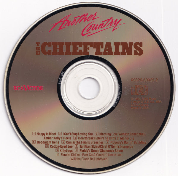 The Chieftains With Chet Atkins, Emmylou Harris, Colin James (2), Willie Nelson, Nitty Gritty Dirt Band, Ricky Skaggs, Don Williams (2) : Another Country (CD, Album, Dol)