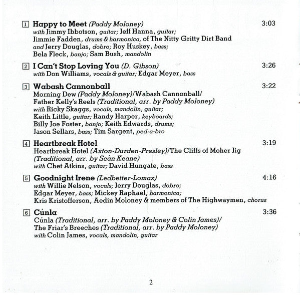 The Chieftains With Chet Atkins, Emmylou Harris, Colin James (2), Willie Nelson, Nitty Gritty Dirt Band, Ricky Skaggs, Don Williams (2) : Another Country (CD, Album, Dol)