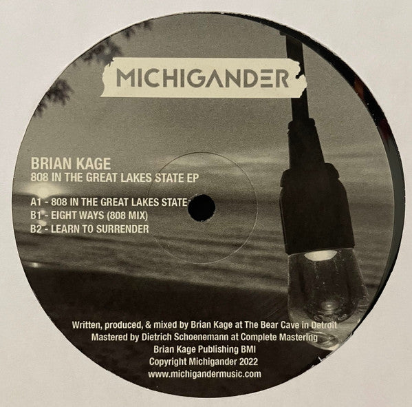 Brian Kage : 808 In The Great Lakes State EP (12", EP, Ltd, Cle)