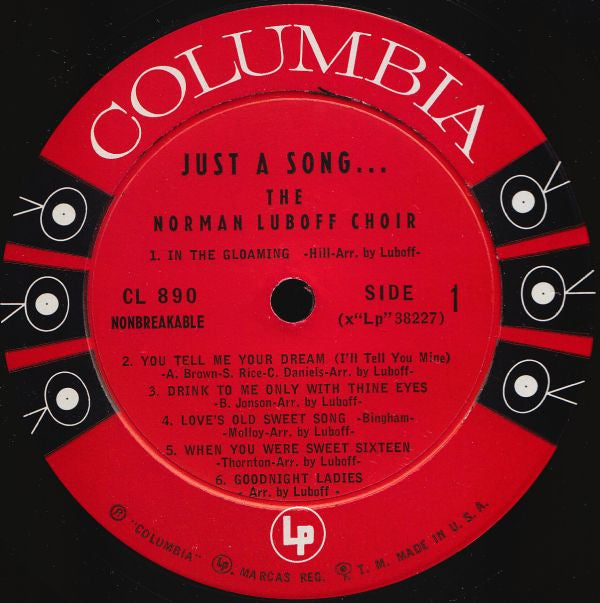 Norman Luboff Choir : Just A Song... (LP, Album)