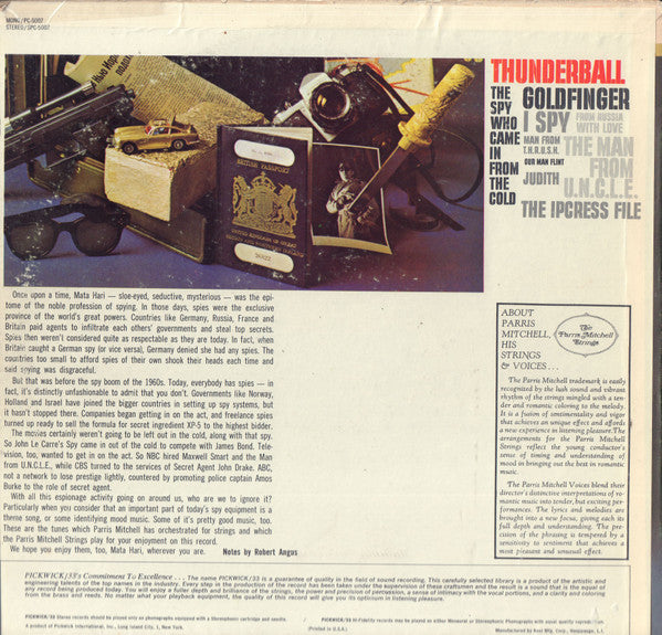 The Parris Mitchell Strings : Thunderball (LP, Album)