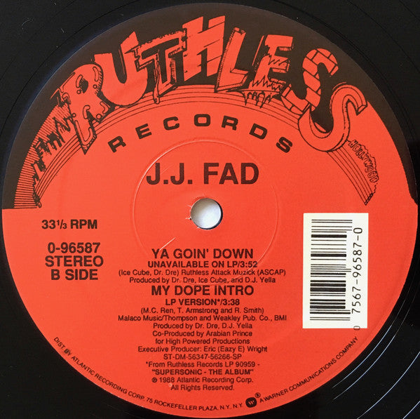 J.J. Fad : Is It Love / Ya Goin' Down / My Dope Intro (12")