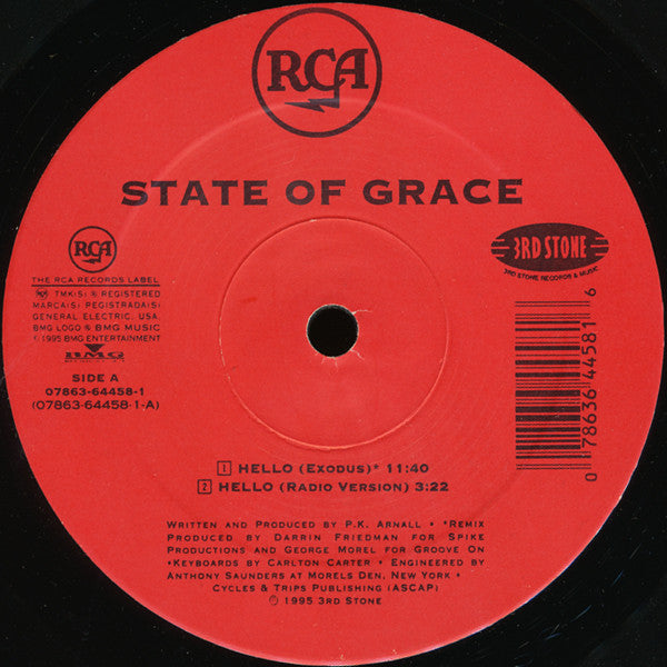 State Of Grace : Hello (12")