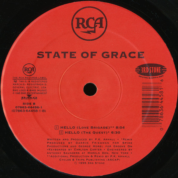 State Of Grace : Hello (12")