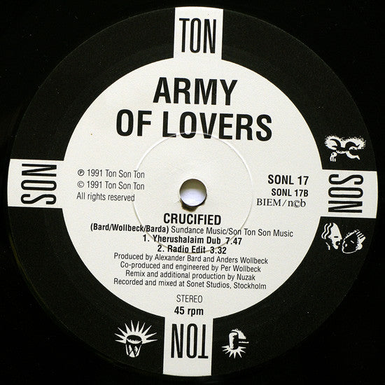 Army Of Lovers : Crucified (12", Single)