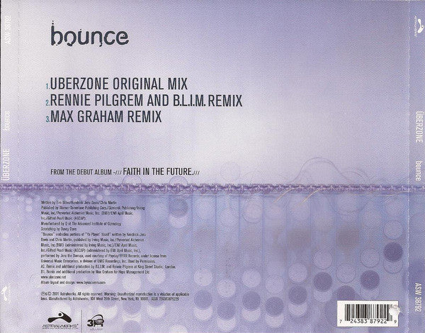 Überzone : Bounce (CD, Maxi)