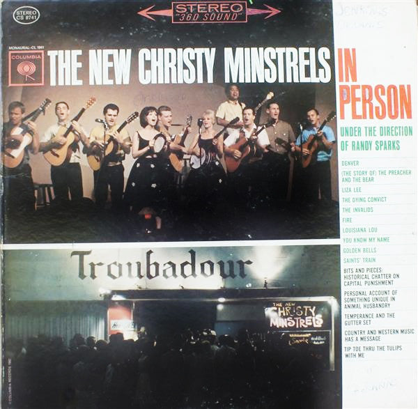 The New Christy Minstrels : In Person (LP, Album, Pit)