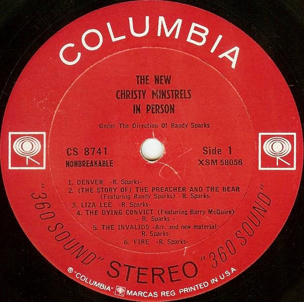 The New Christy Minstrels : In Person (LP, Album, Pit)