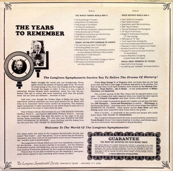 Frank Knight : The Years To Remember... (LP, Album)