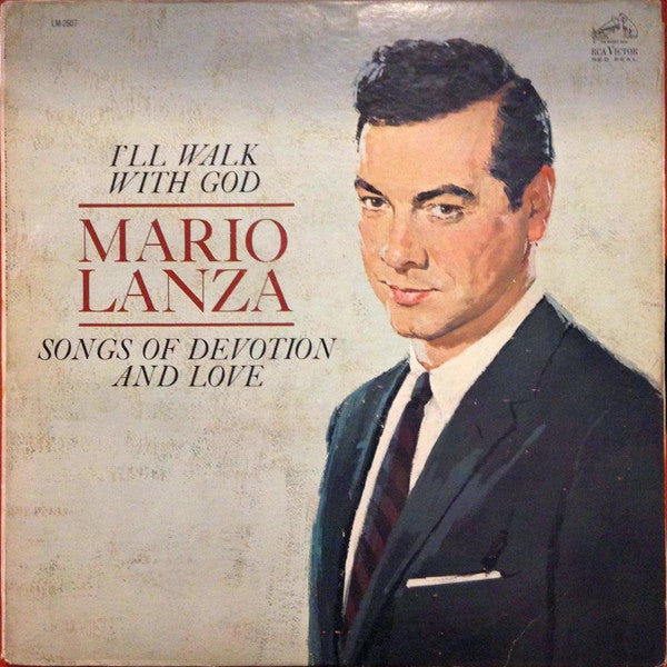 Mario Lanza : I'll Walk With God (LP, Mono)